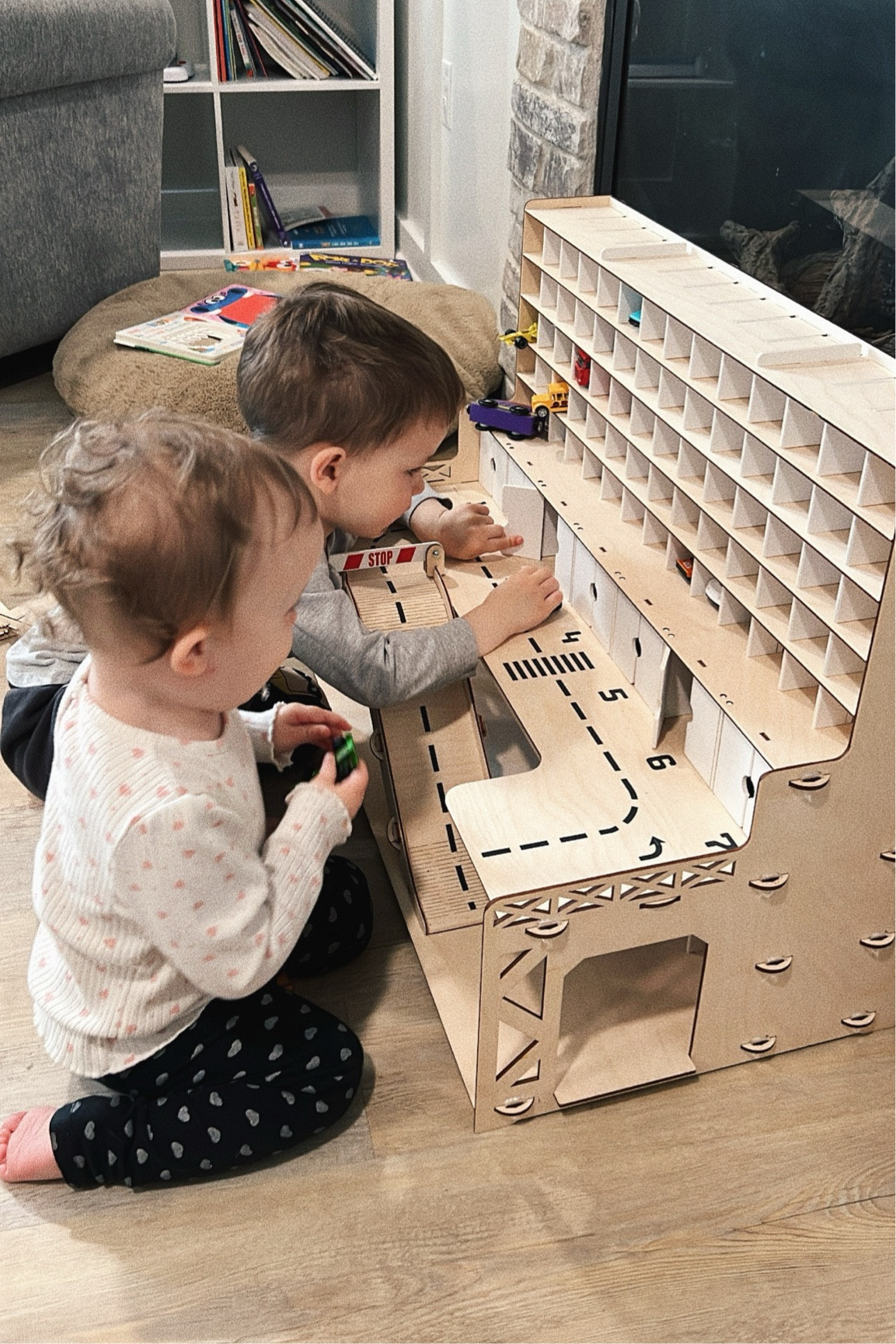 this car garage is loved by kids of all ages in my house 🚙🚕🚗

#LTKFamily #LTKBaby #LTKKids