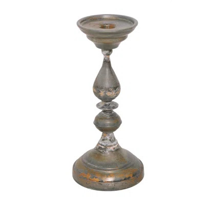 Galvanized Metal Candlestick Ophelia & Co. | Wayfair North America