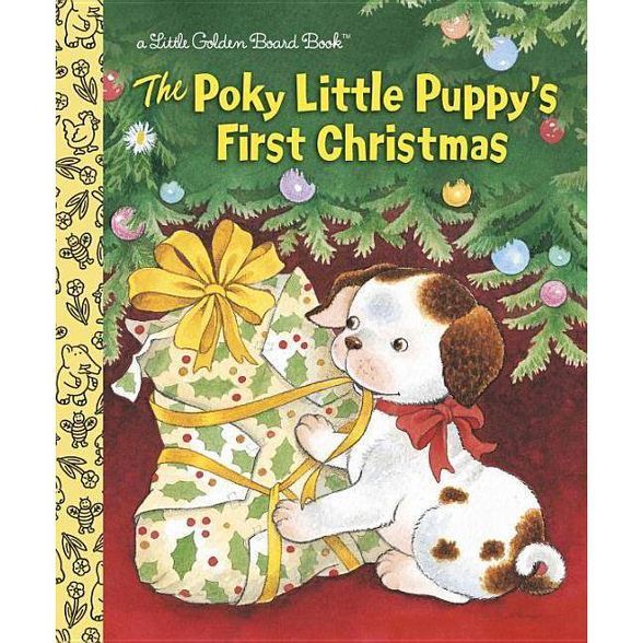 The Poky Little Puppy's First Christmas - (Little Golden Books) by  Justine Korman (Board Book) | Target