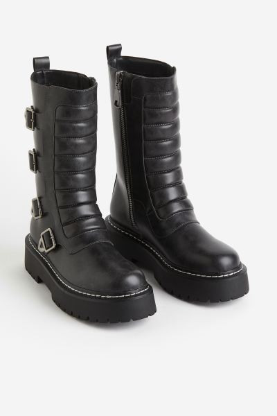 Chunky Boots - Black - Ladies | H&M US | H&M (US + CA)