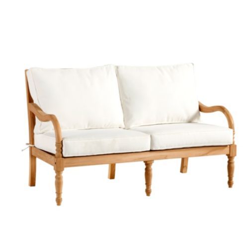 Ceylon Loveseat with Cushion | Ballard Designs | Ballard Designs, Inc.
