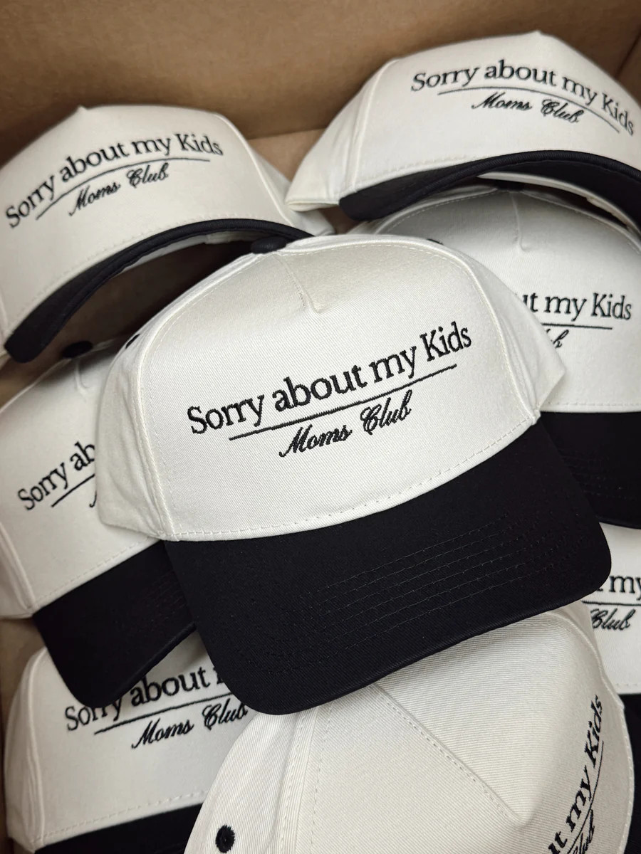 Sorry About My Kids. Vintage Trucker Hat | KenzKustomz