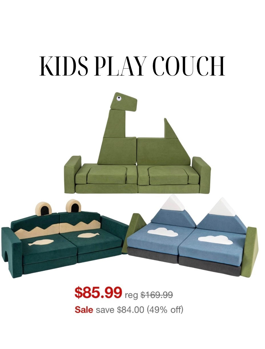 Kids play couch on sale $85 @Target perfect gift idea for toddlers! 

#playcouch #toddlerfinds #toddlerkids #toddlergiftideas #toddlerbirthdaygifts #giftideasforkids #costwayplaycouch #targetkids #targetfinds #targetsale #targetdeals #dailydeals #dealoftheday #affordablefinds #kidsroom #toddlermusthaves 

#LTKmomlife #LTKKids #LTKSaleAlert