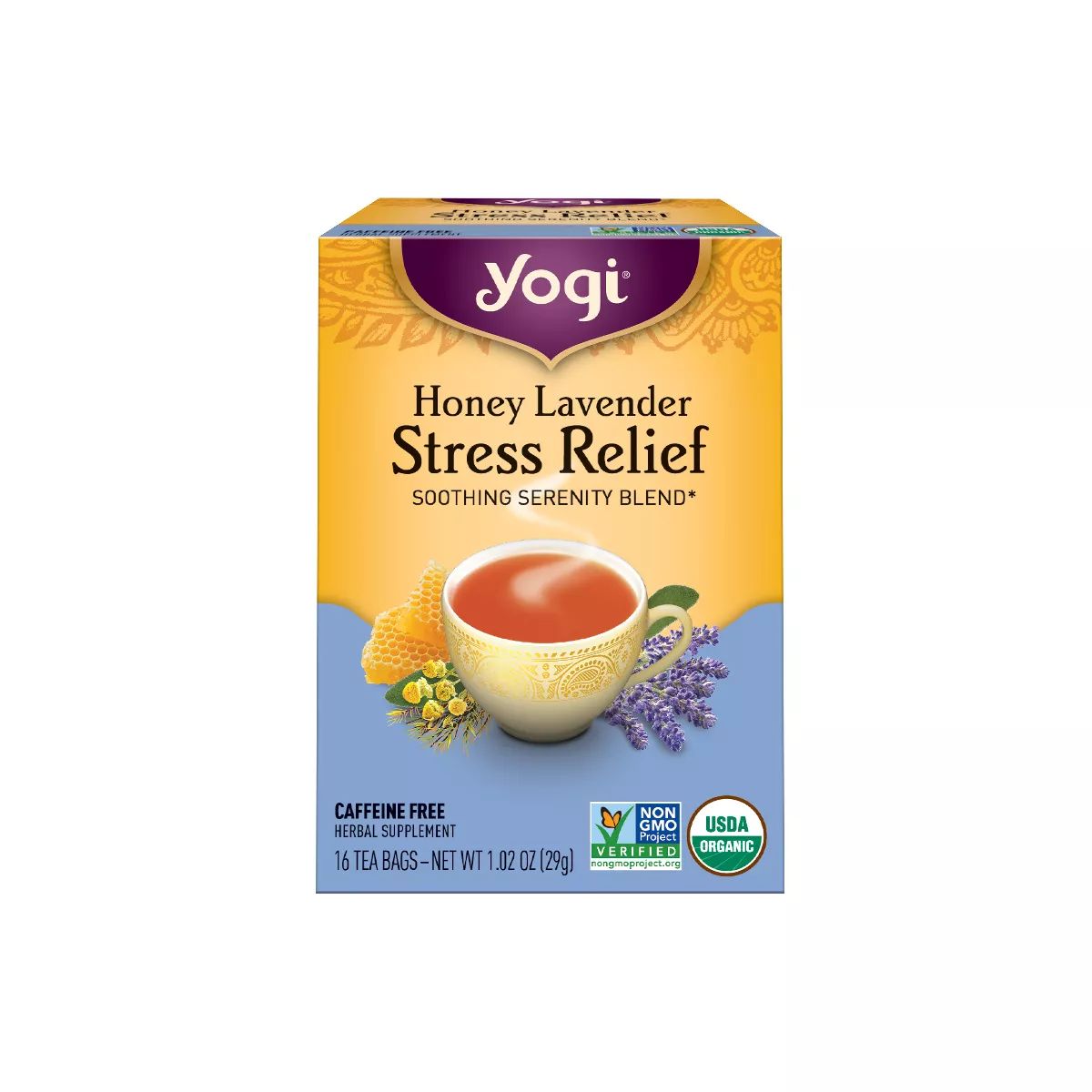 Yogi Tea - Honey Lavender Stress Relief Tea - 16ct | Target