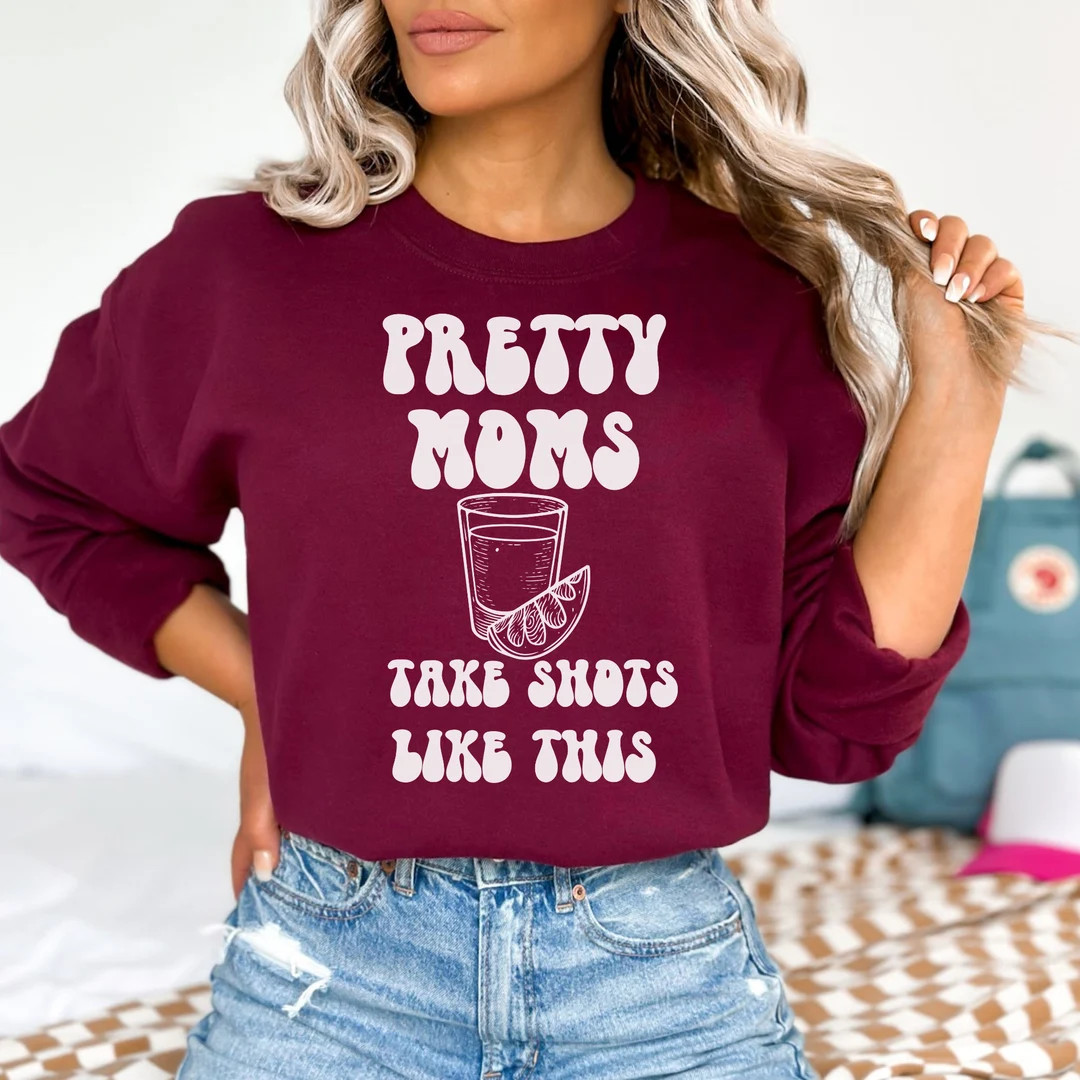 Funny Tequila Shirt, Gift for Mom Funny Drinking Shirt, Trending Now Sweatshirt for Women Tequila... | Etsy (US)