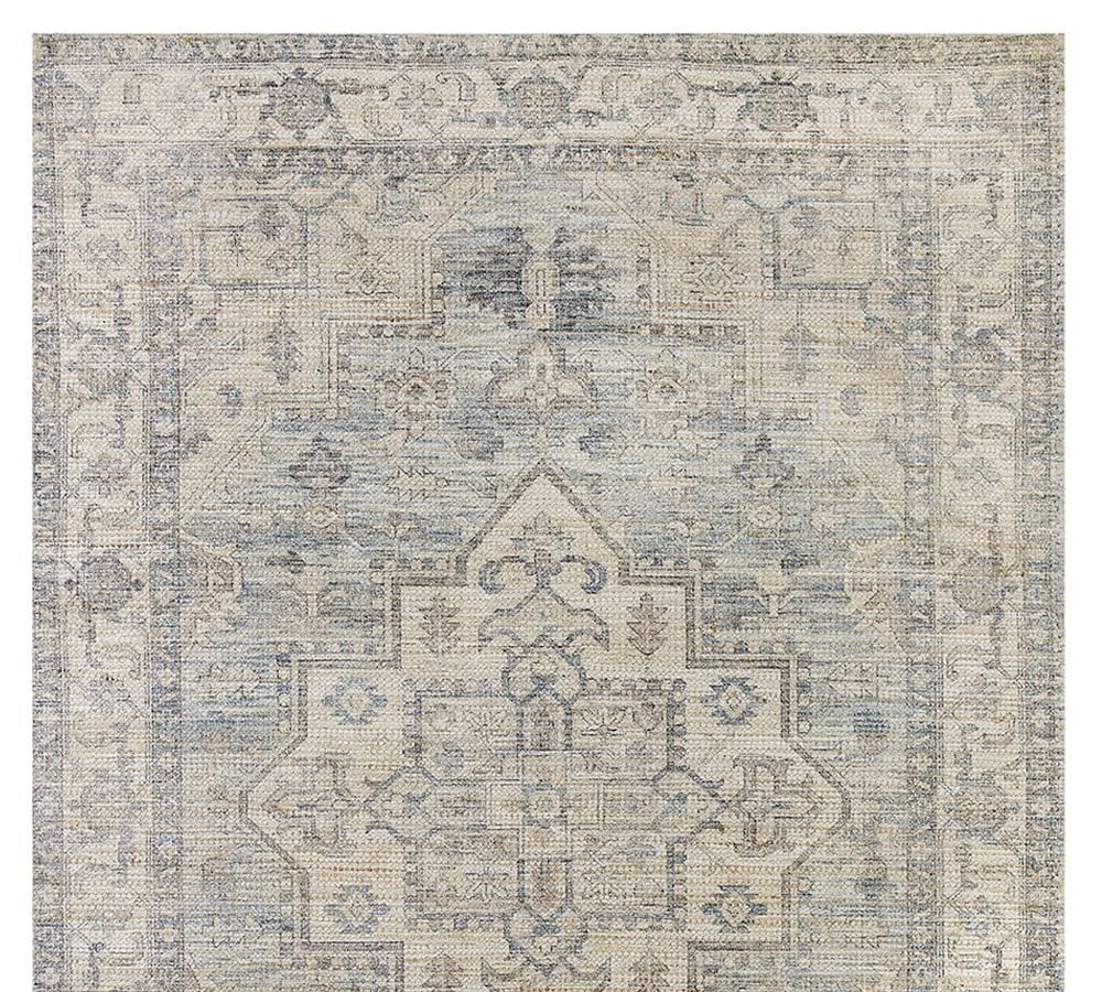 Minnah Handwoven Printed Rug | Pottery Barn (US)