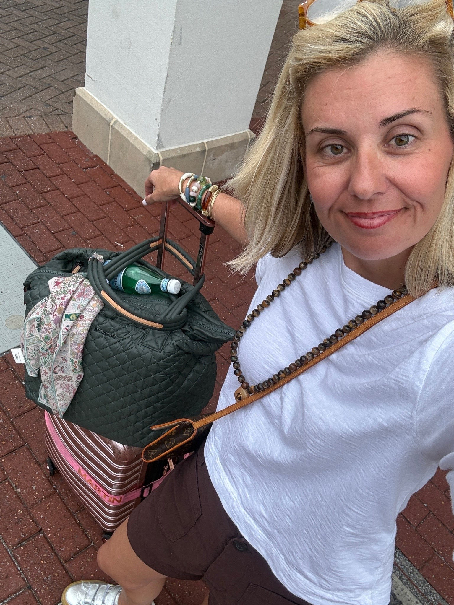 Travel look…cute, comfy & cozy! 

Tee - xs
Shorts - 27
Sneakers - 8 tts 

*code Catherine20 at Allie + Bess

#LTKdayinmylife #LTKootd #LTKTravel