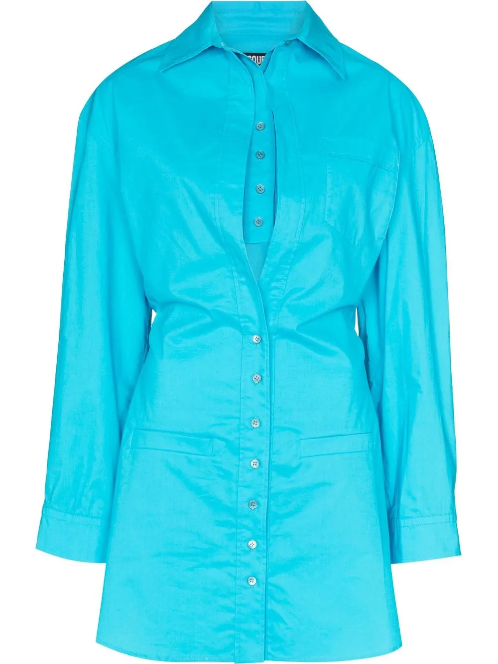 Baunhilha layered shirt dress | Farfetch Global