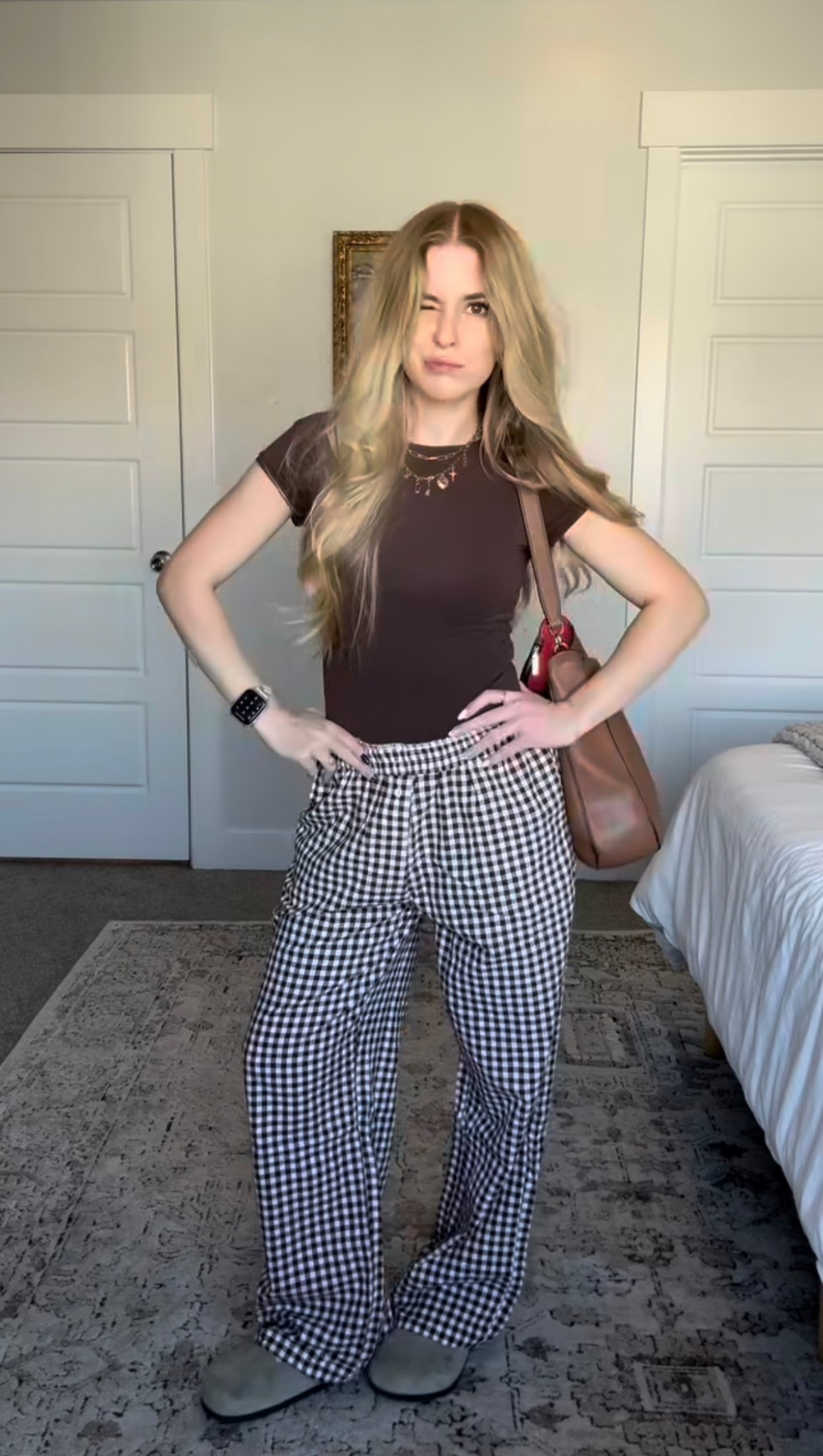 Love this fall Amazon find!! These pants are perfect for fall!! 🤎
Shirt: (sm)
Pants (sm) they run large so size down!

#LTKPetite #LTKSeasonal #LTKFindsUnder50