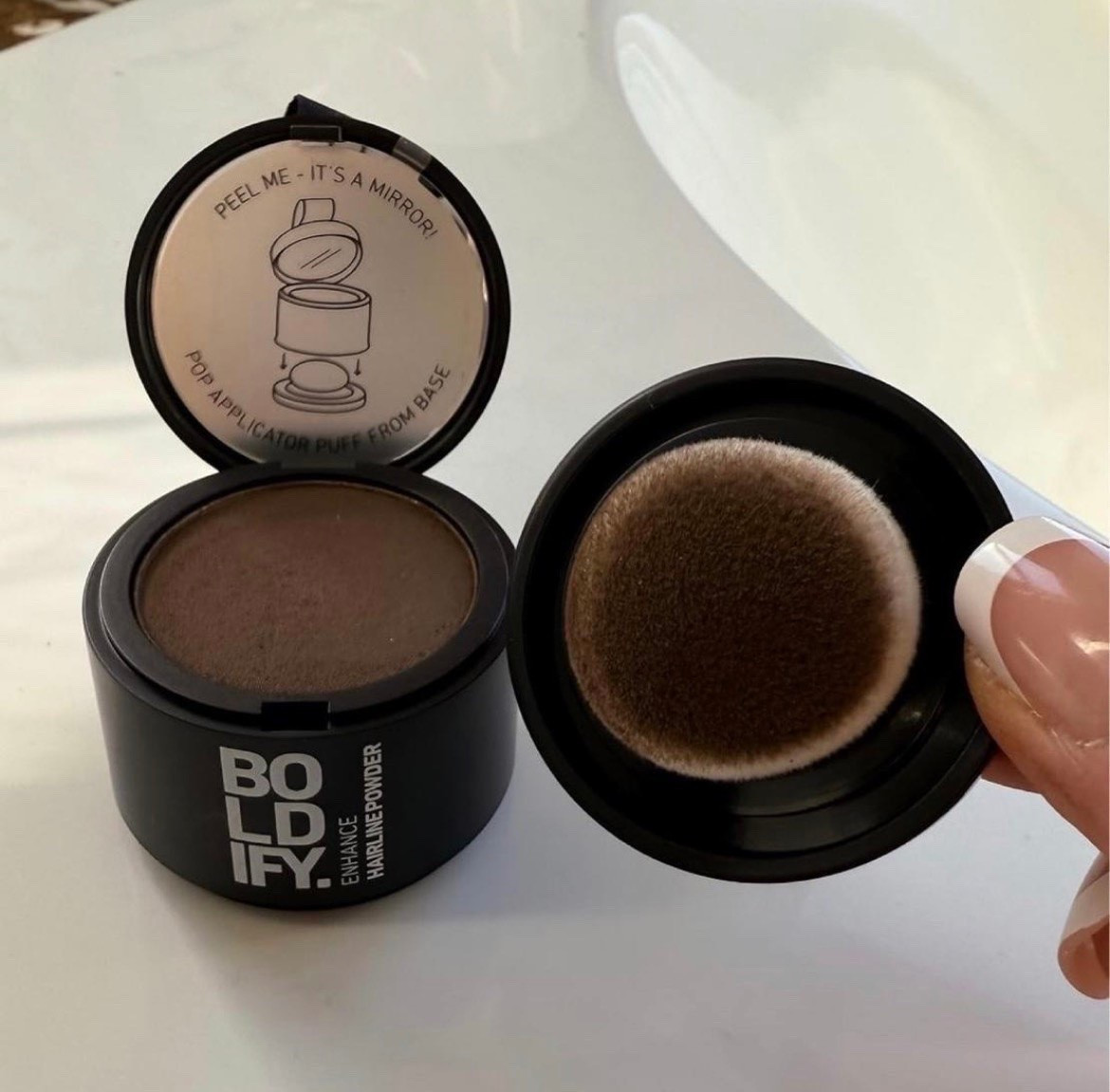 My secret for making it a little longer between hair appointments! This root powder covers grays in seconds, blends naturally with my hair color, and the built in applicator makes it so easy to target exactly where I need it.

Root touch up, Gray coverage, Root powder, Hairline powder, Hair color, Beauty routine, Hair essentials, At home hair, Beauty favorites, EverydayHolly

#LTKOver40 #LTKBeauty #LTKgrwm