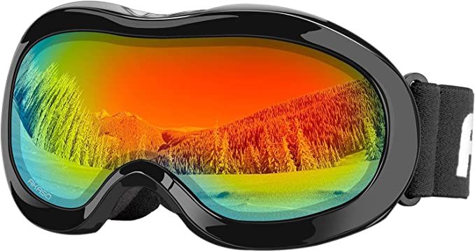 AKASO Kids Ski Goggles for Youth, Kids, Anti-Fog, 100% UV Protection, Double-Layer Spherical Lens... | Amazon (US)