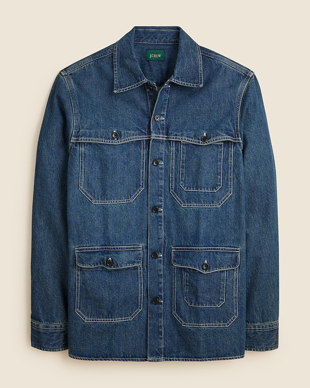 Denim field utility overshirt | J. Crew US