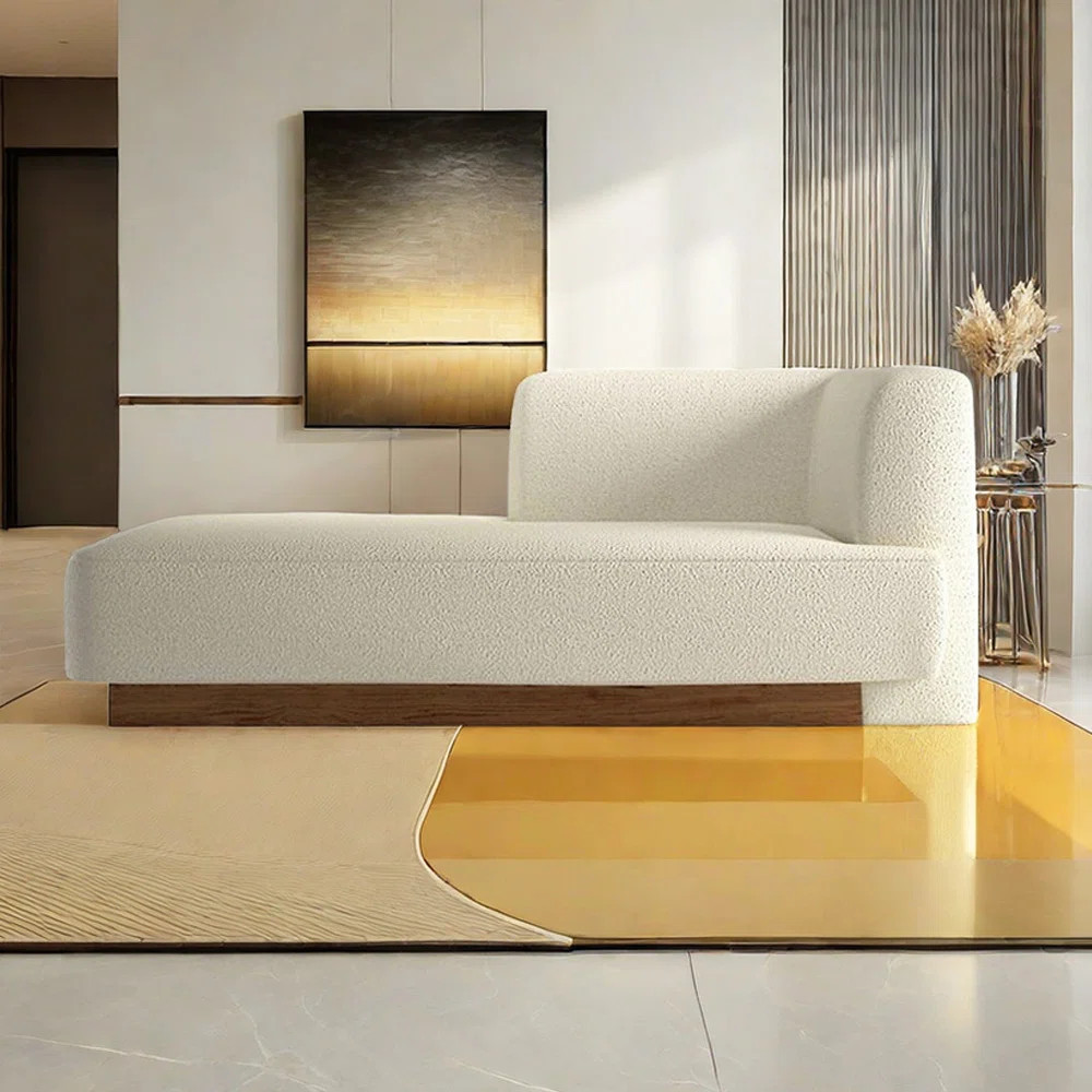 Solid Wood Frame Indoor Chaise Lounges | Wayfair North America