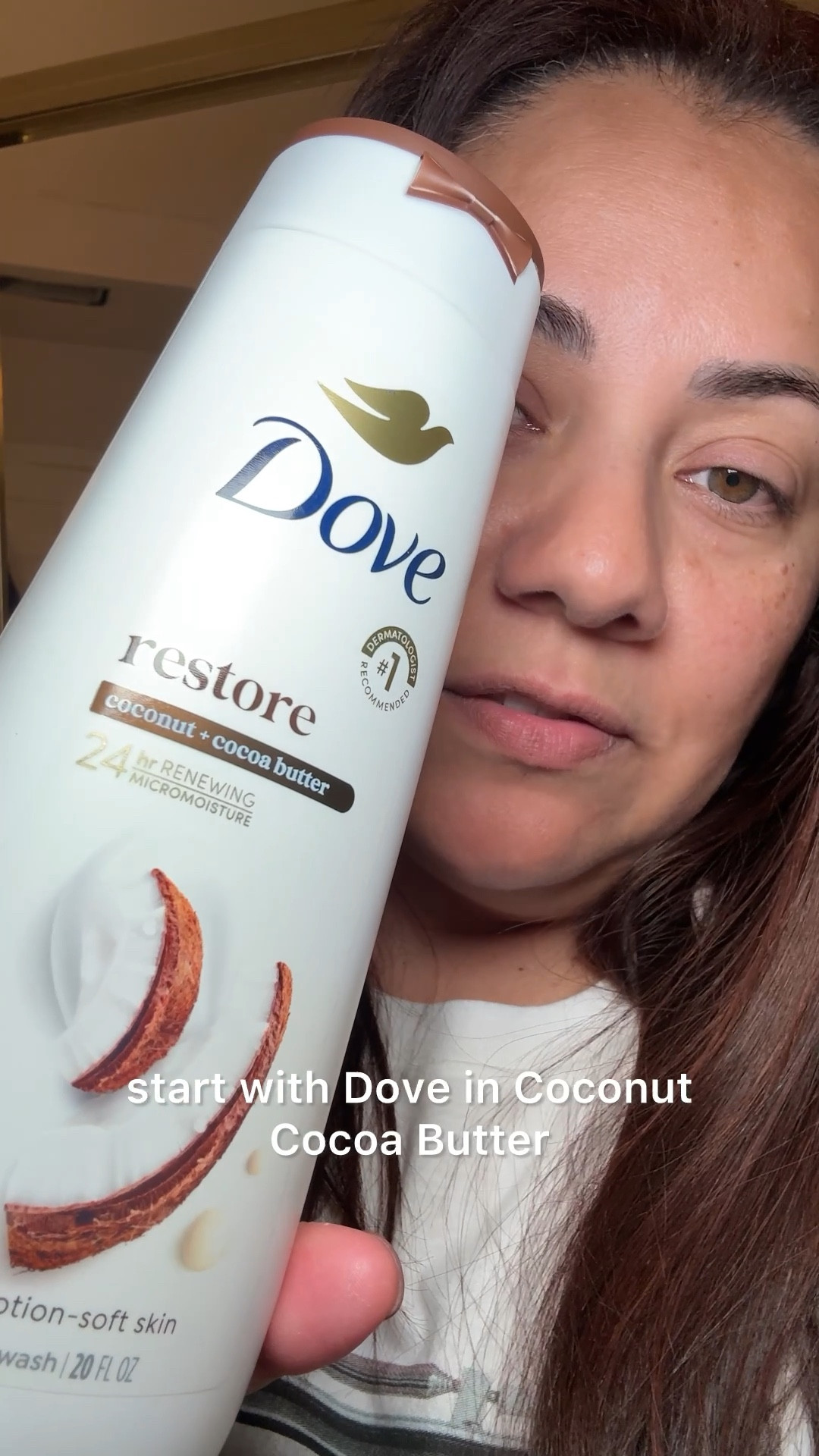 My shower is the best part of getting ready! The aromatherapy is like no other. 
I layer body washes.
Dove Coconut+cocoa butter
Cyklar in Vanilla Verve or Sticky Dates.
Posh Chocolate by Lush
My lotion is Palmer’s Cocoa Butter 

#LTKOver40 #LTKStyleTip #LTKBeauty
