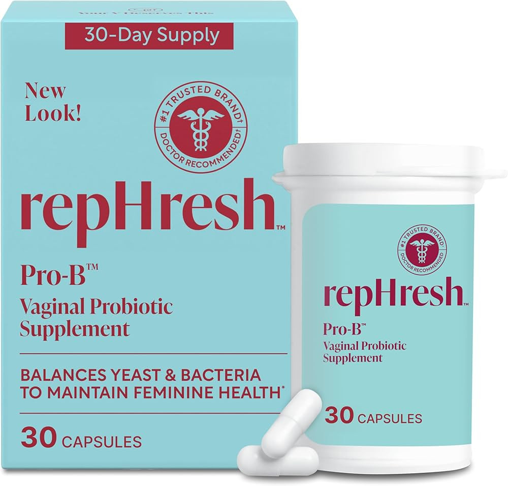 RepHresh Pro-B Women's Probiotic, Probiotic Supplement for Women, 30 Oral Capsules | Amazon (US)