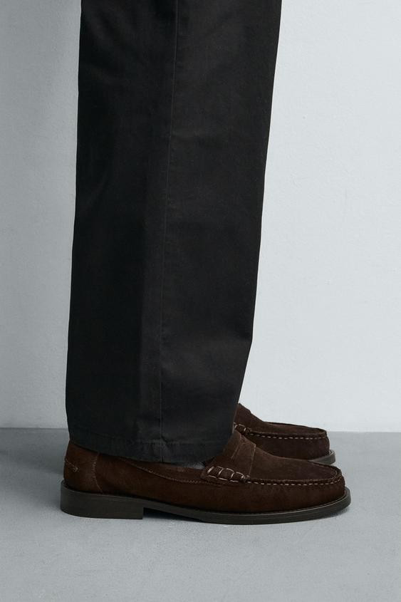 LEATHER LOAFERS | Zara US