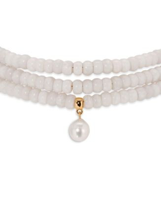 Marina Cultured Freshwater Pearl Charm Stone Beaded Multi Row Choker Necklace, 13-18" | Bloomingdale's (US)