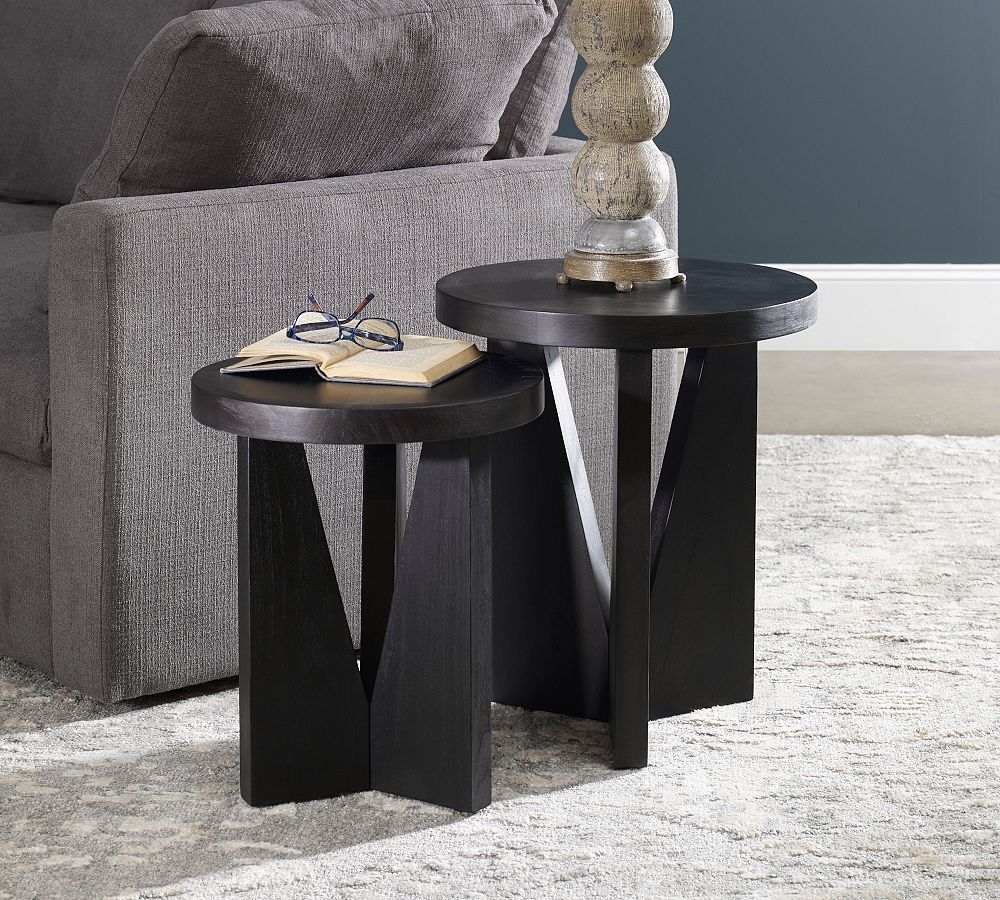 Kate Round Nesting End Table (16") | Pottery Barn (US)