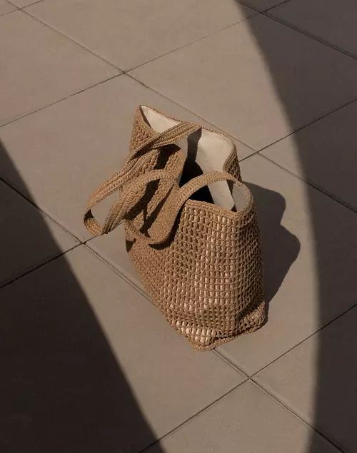 The Transport Tote: Straw Edition | Madewell