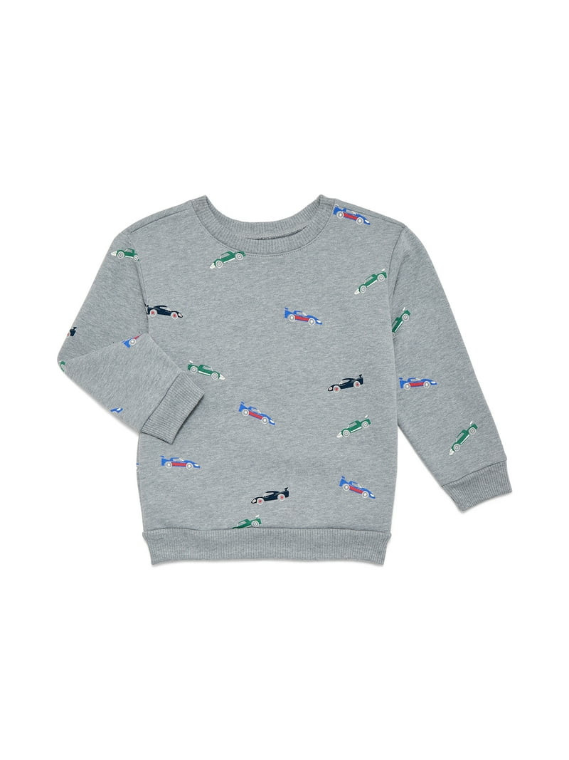 Garanimals Toddler Boy Printed Fleece Sweatshirt, Sizes 2T-5T | Walmart (US)