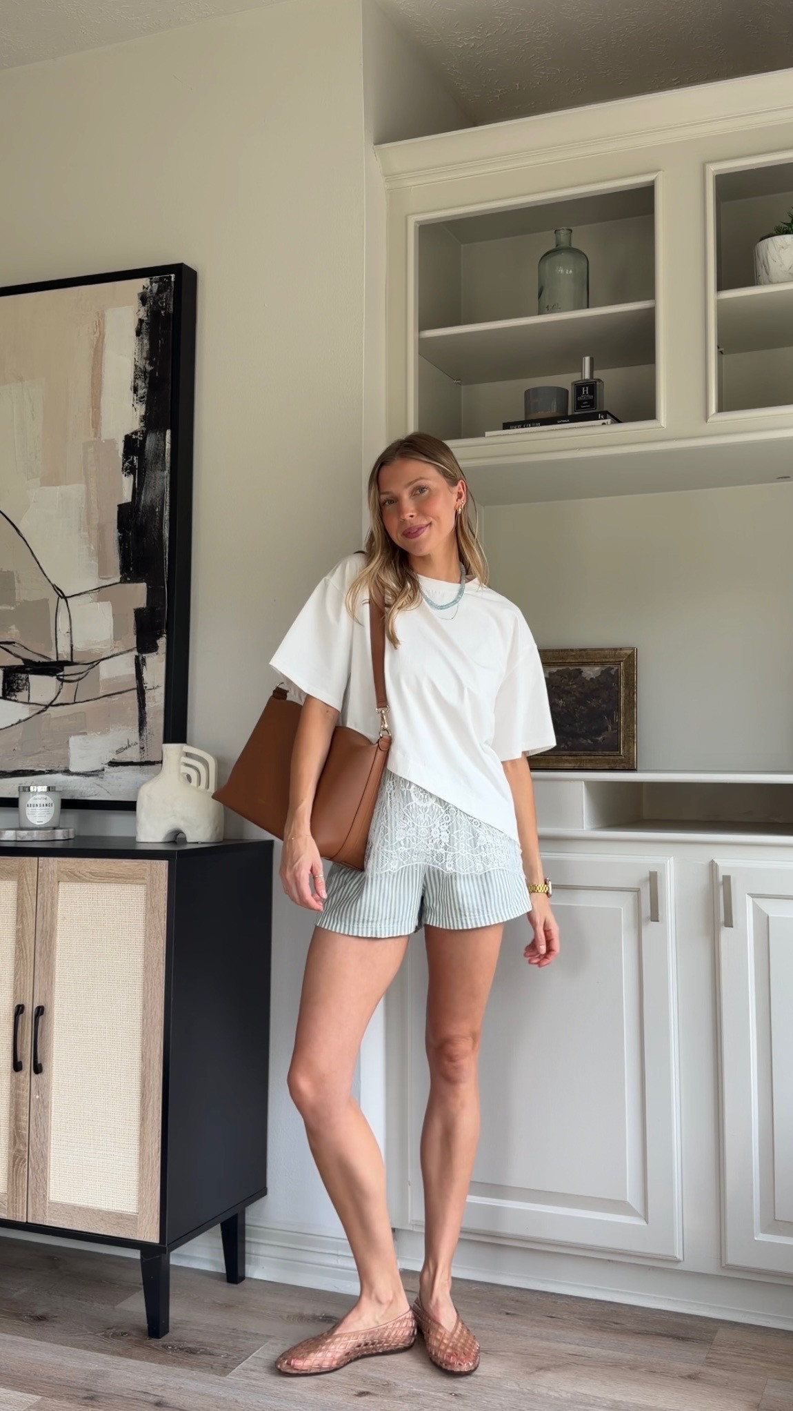 Summer capsule outfit | S in tee + M in shorts 

 #LTKootd #LTKmomlife