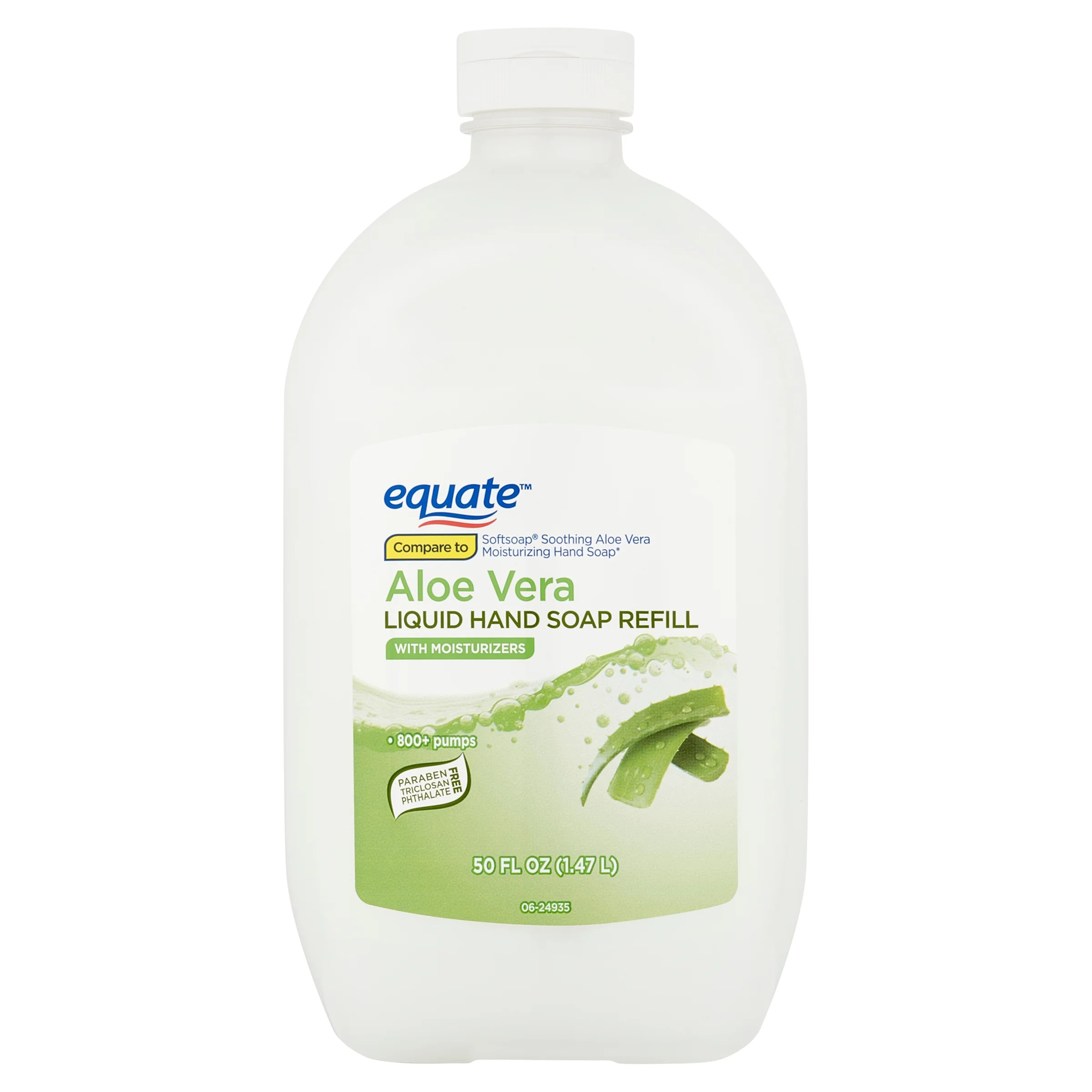 Equate Aloe Vera Liquid Hand Soap Refill, 50 fl oz - Walmart.com | Walmart (US)