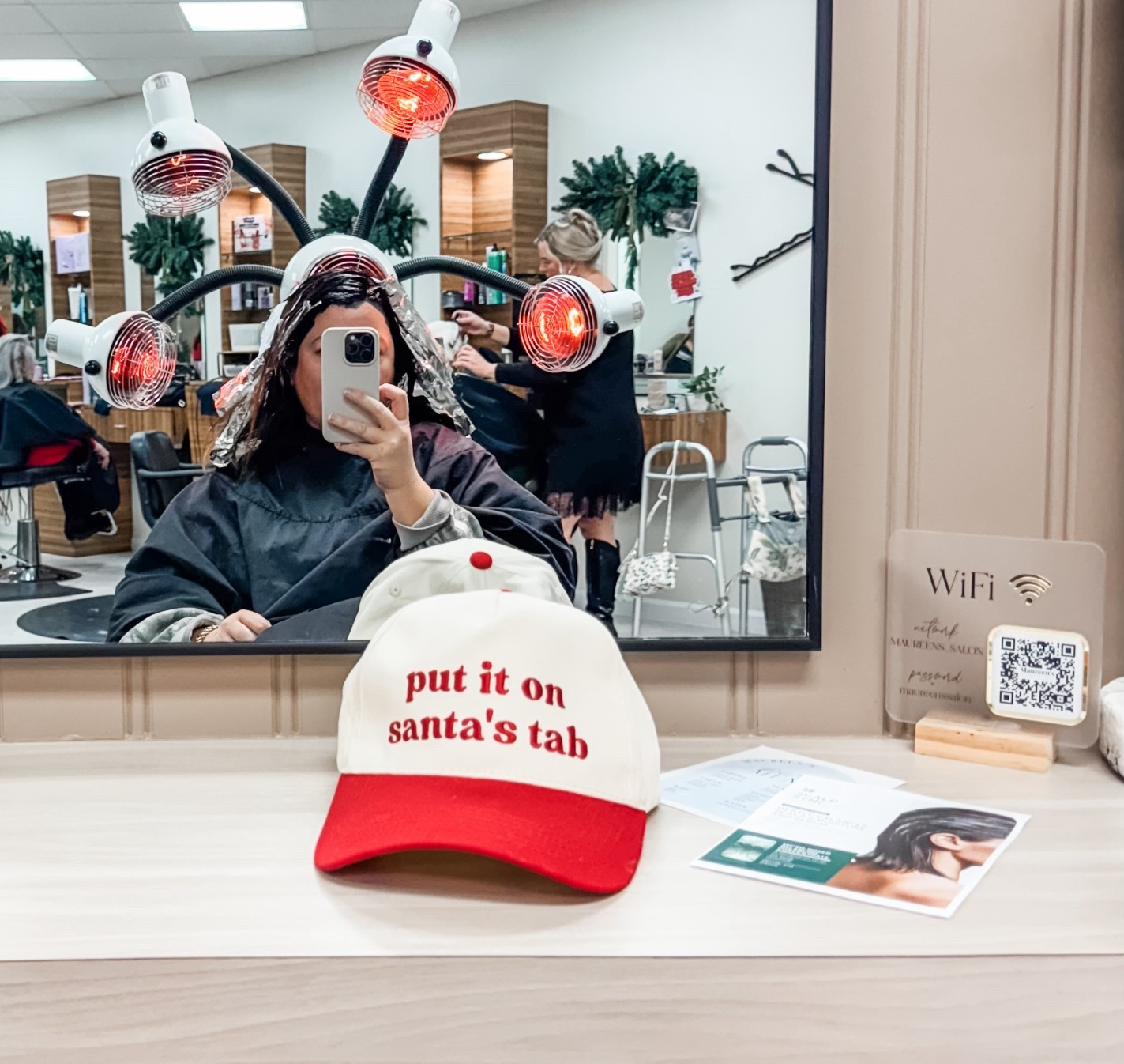 Covering up this Christmas grays! 🤪