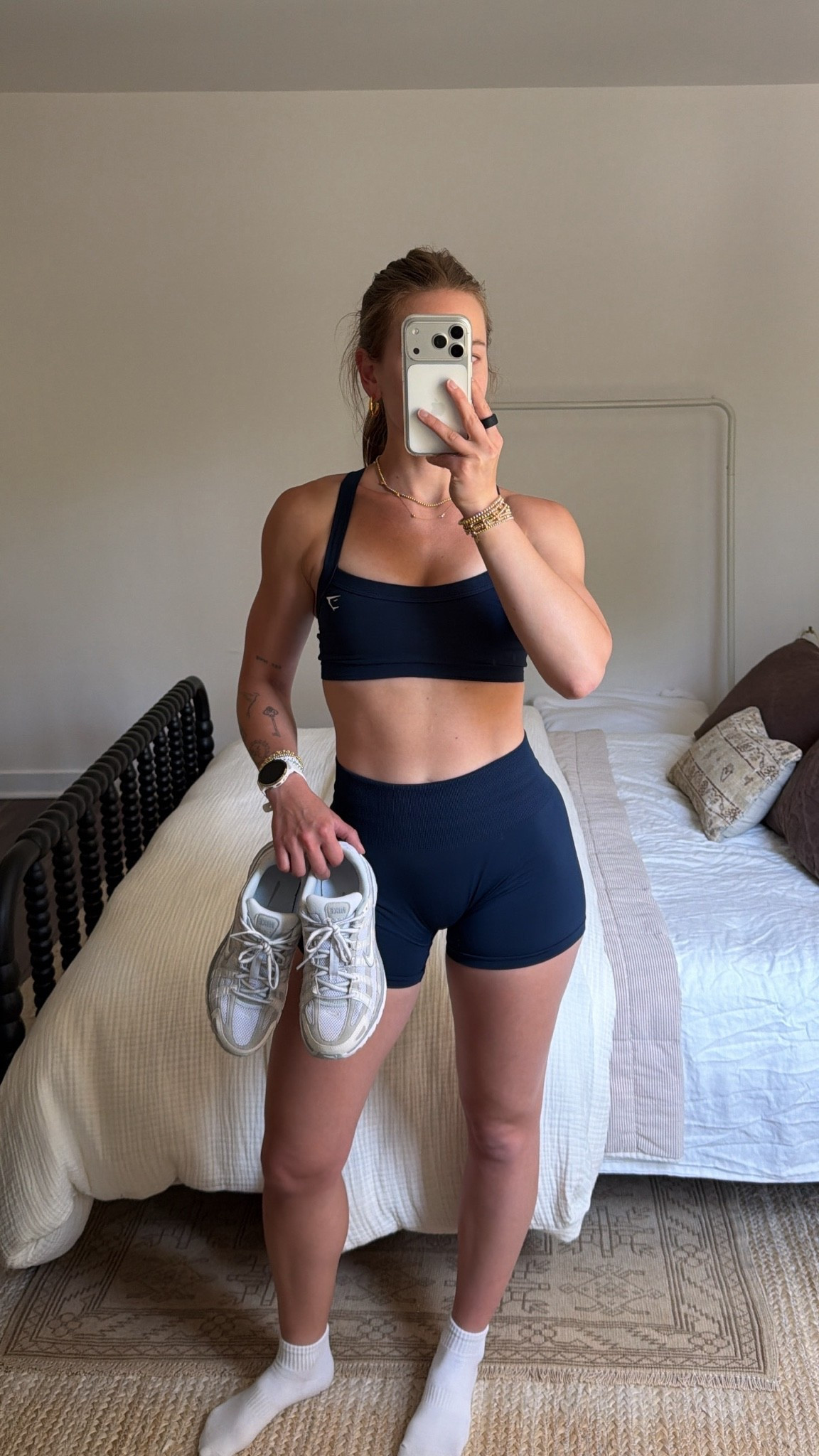 5/5/26 F45 Workout Outfit + Navy Gymshark Set

What I wore for today’s F45 workout 🤍 this navy Gymshark biker short set paired with my Garmin, Amazon socks, and Nike sneakers has been such an easy go-to for strength days. Comfortable, supportive, and simple—everything is linked here ✨

#LTKootd #LTKfitnessgoals #LTKActive