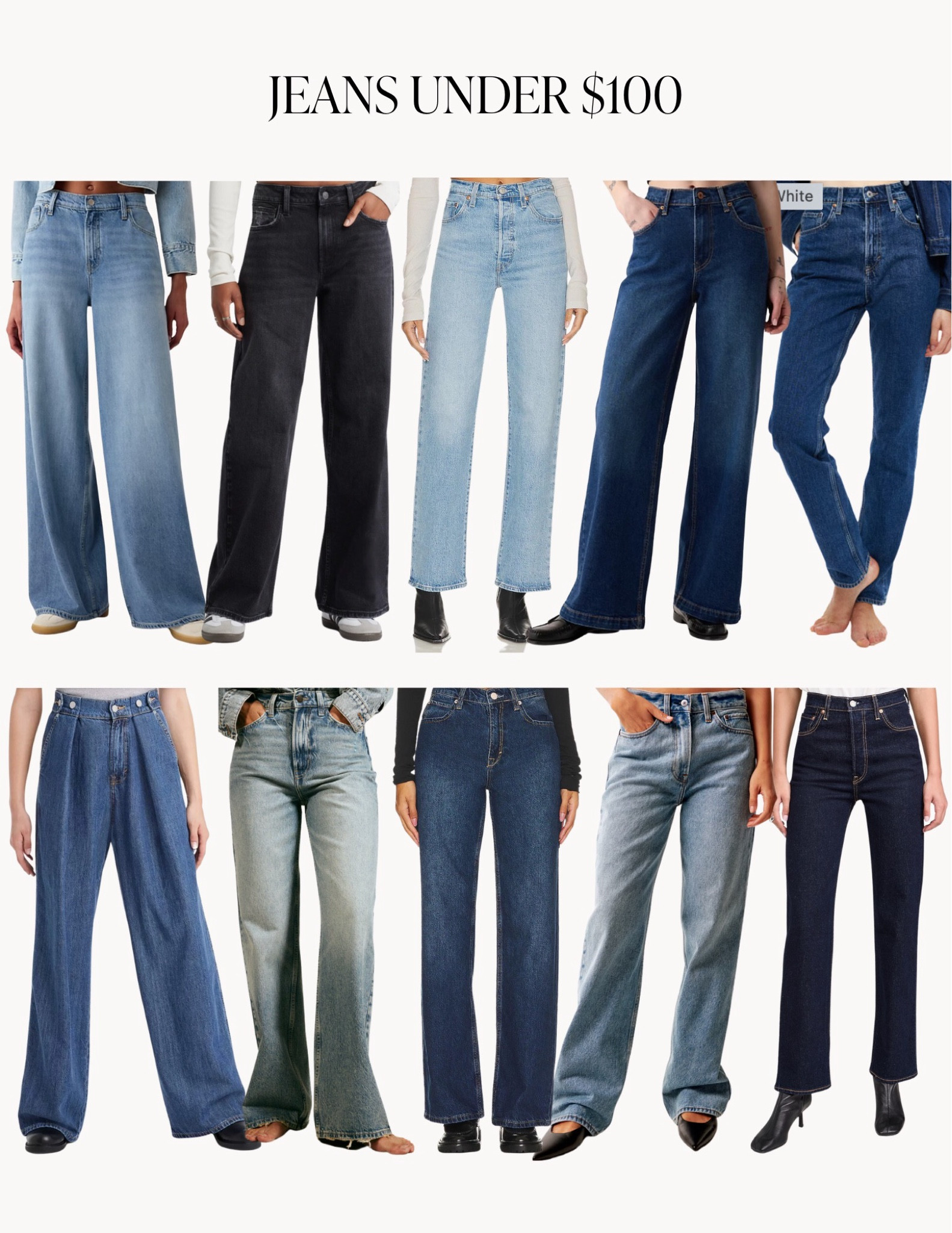 Some of my favorite jeans - all under $100!

#LTKFindsUnder100 #LTKStyleTip #LTKSeasonal