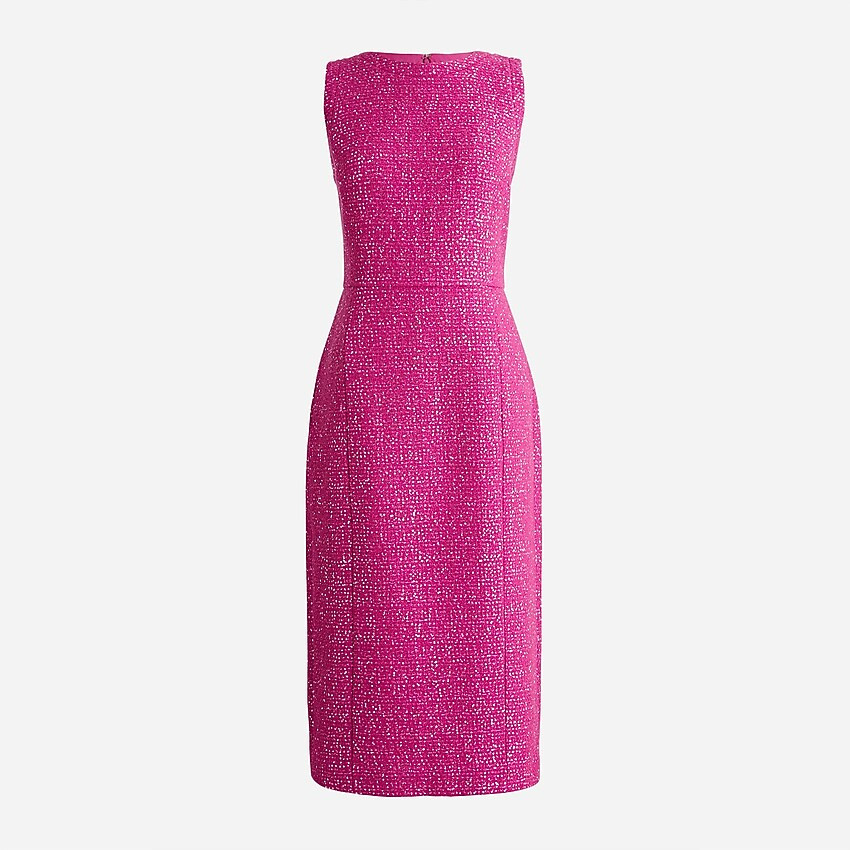 Sheath dress in sequin tweed | J. Crew US