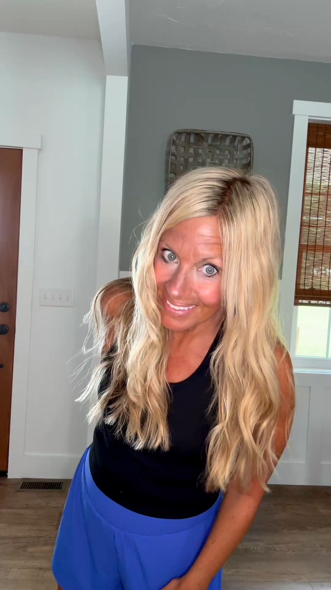 This workout top is so good!  I think I need every color!  The sports bra pads are sewn in and stay in place!🎉.  Love the shade of blue of these shorts.  @BRXL@Amazon

#LTKgrwm #LTKfitnessgoals #LTKootd