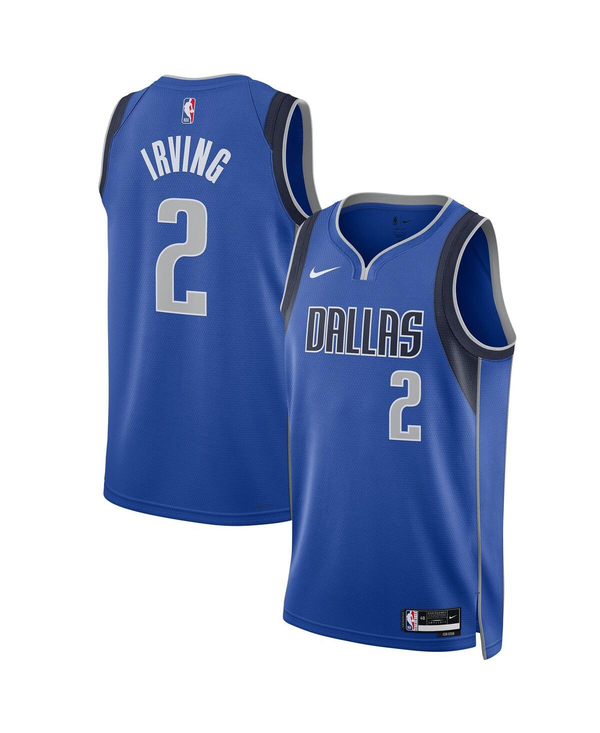 Men's and Women's Nike Kyrie Irving Blue Dallas Mavericks Swingman Jersey - Icon Edition - Blue | Macy's