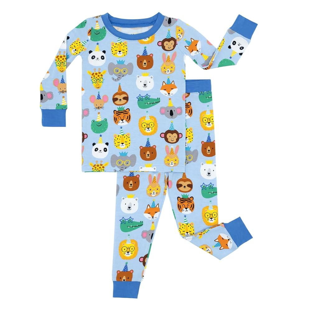 Little Sleepies Two-Piece Pajama Set for Boys & Girls, Soft Viscose from Bamboo Toddler Pajamas f... | Amazon (US)
