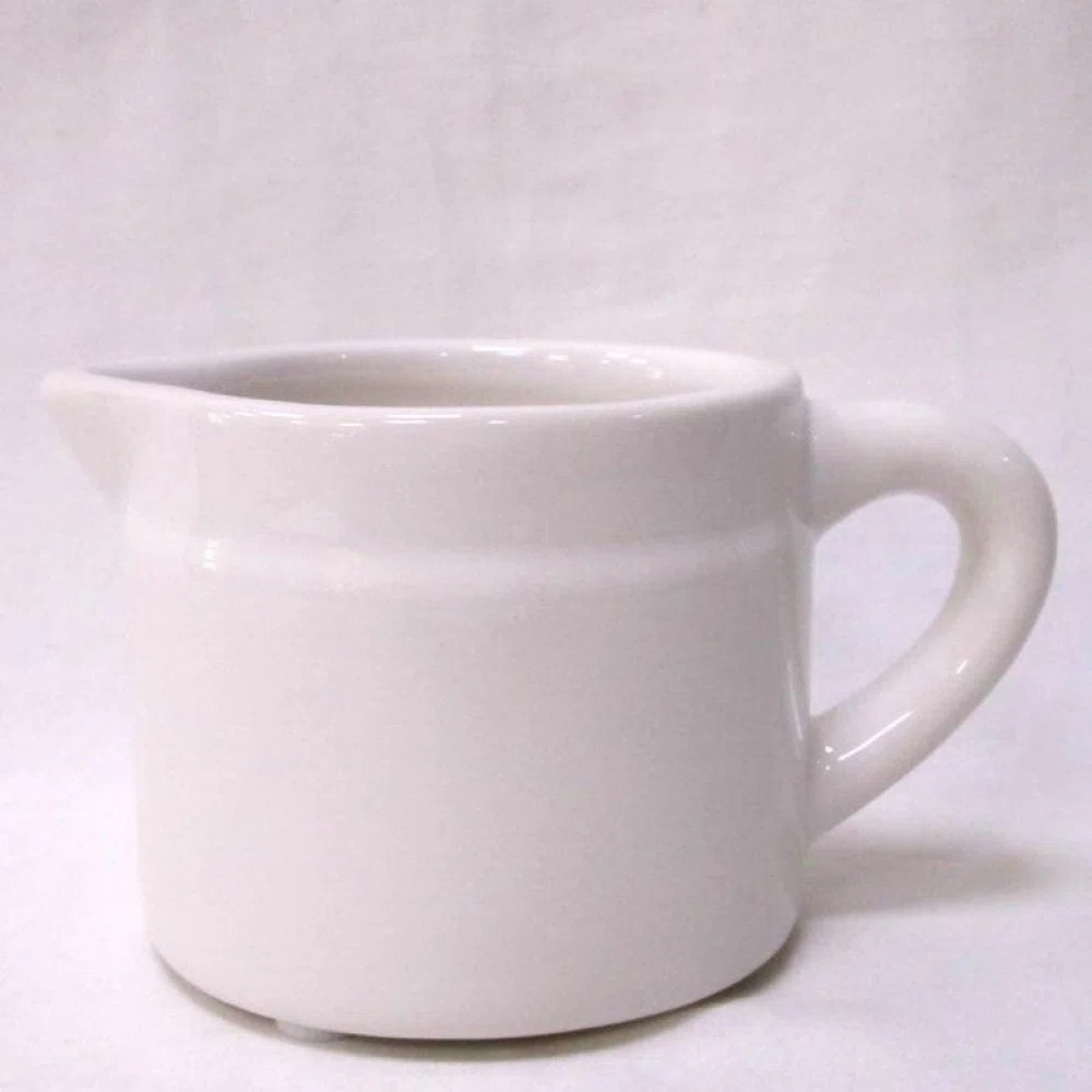 Glazed White Creamer | Wayfair North America