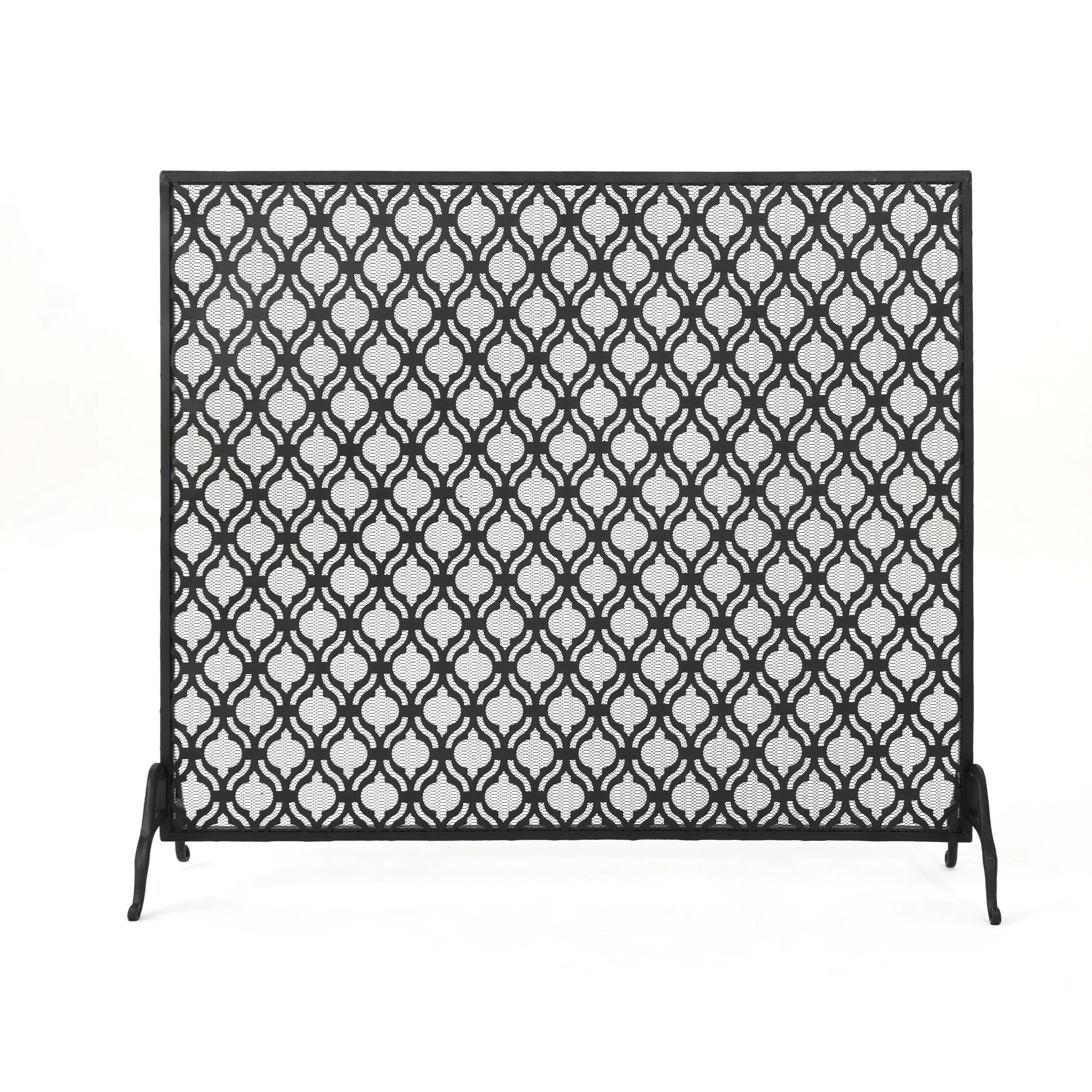 Fleur De Lis Living Tennison Single Panel Iron Fireplace Screen & Reviews | Wayfair | Wayfair North America
