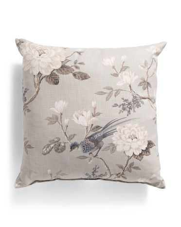 Made In Usa 24x24 Floral Pillow | TJ Maxx