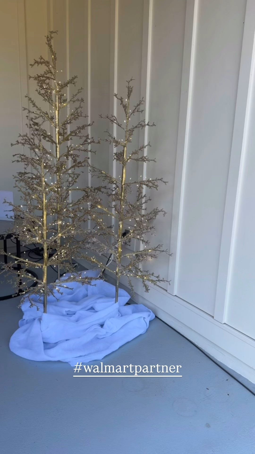 This set of three trees from @Walmart are an incredible deal and gorgeous! #WalmartPartner #Walmart
