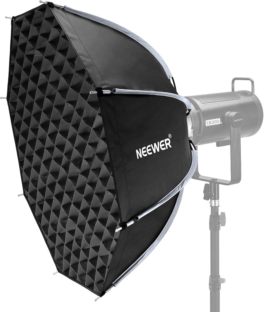 NEEWER 28"/70cm Octagonal Softbox, Quick Release Bowens Mount Softbox with Honeycomb Grid, Light ... | Amazon (US)