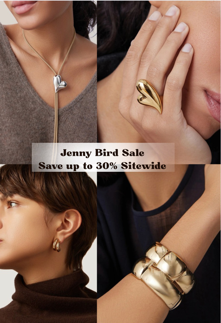 For the next 50 hours, Jenny Bird is having their Birthday Sale. Everyone gets 15% off their purchase, but you can get up to 30% off if you spend $500+  

 #LTKgrwm #LTKOver40 #LTKSaleAlert