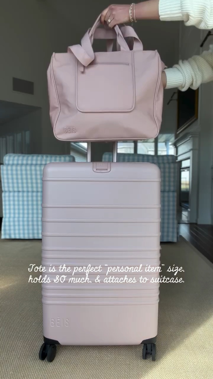 Best luggage I’ve ever tried!!

My obsession with this luggage is real…and after seeing so many others traveling with it last week, I realized I’m not alone. The quality is truly wonderful, the built-in scale saved my booty (your girl is a chronic overpacker), and obviously, it’s all so pretty. I’ve been carrying the tote around for daily use ever since we got back home, and it has officially become my new mom bag!

Béis suitcase, travel bag, travel tote, personal item, packing cubes, travel essentials 

#travelessentials #packwithme #packingtips #packlikeapro

#LTKgrwm #LTKdayinmylife #LTKTravel