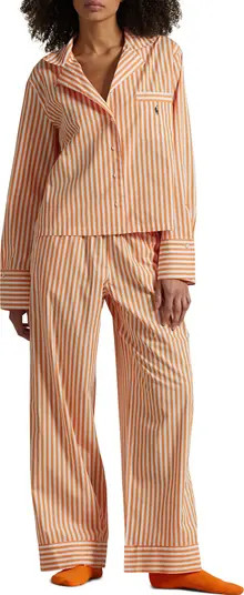 Cotton Poplin Pajamas | Nordstrom