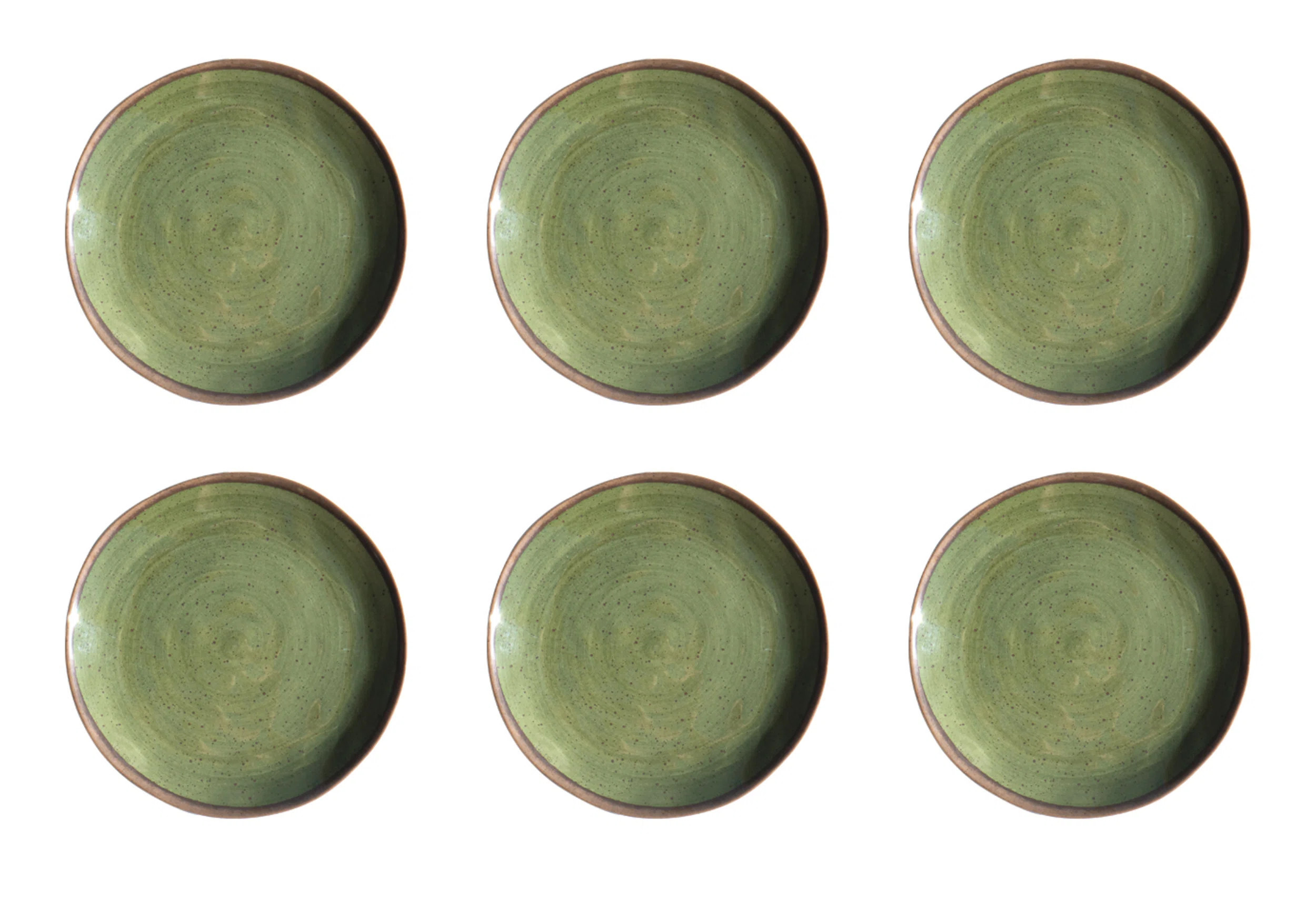 Retreat Pottery NewWave Melamine Salad Plate - Green - 8.4" (Set of 6) | Wayfair North America