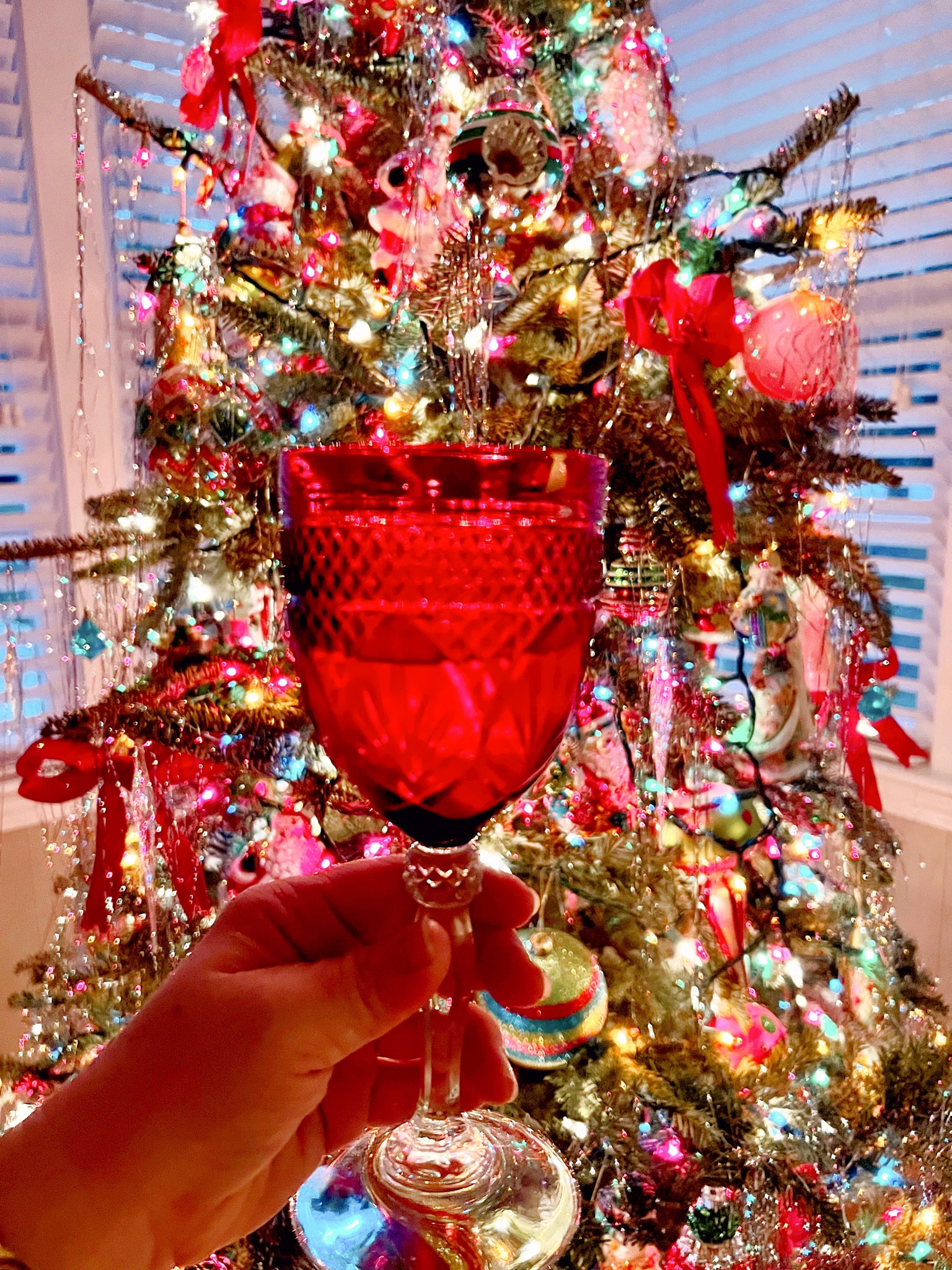 Felt like Monday all day. So glad it’s not! 

#praisegoditsnotmonday #isitfridayyet #tuesdaywine #christmasdecor #christmastree #familychristmastree #memoriestree #collectedhome #thecollectedlook #collectedornaments #christopherradko #vintagechristmas #vintageholiday #holidaydecor #grandmillennialchristmas #cristaldurand #freshtraditional #itsacolorfullifetour #mycbristmashome #dailychristmasdecor 

#LTKHoliday #LTKSeasonal