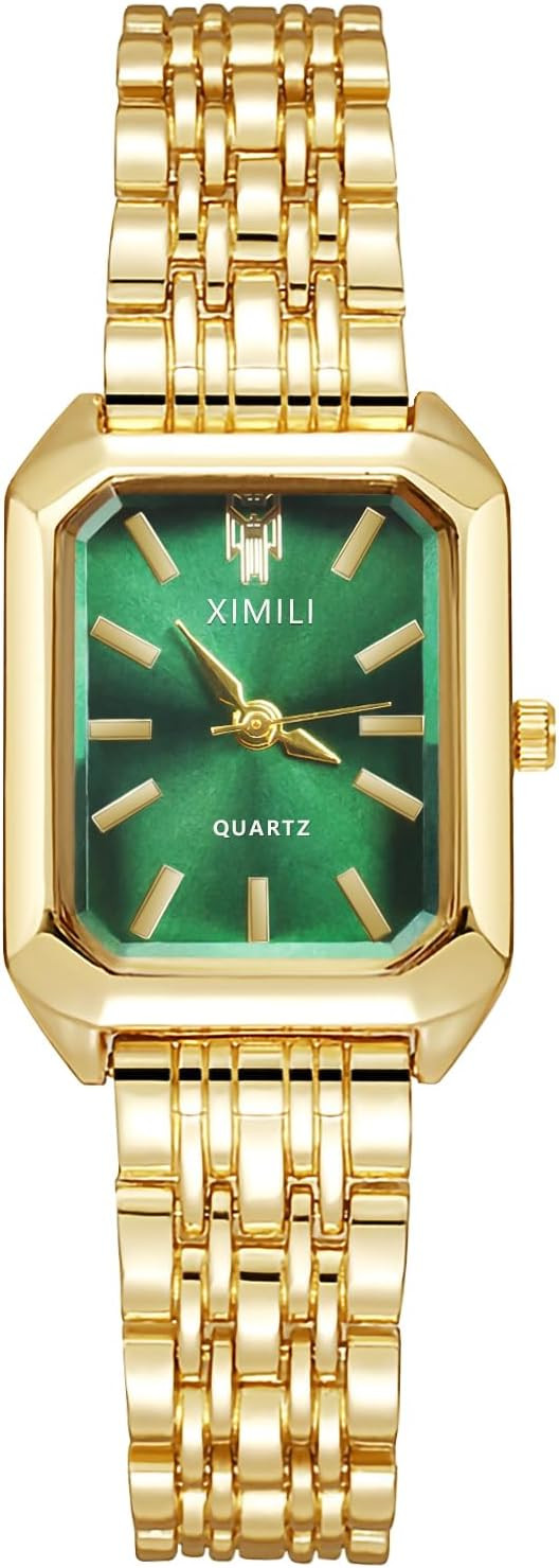 OFFCUP Women's Quartz Watch, 32MM Classic Square Watches, Analogue Display Stainless Steel Strap ... | Amazon (UK)