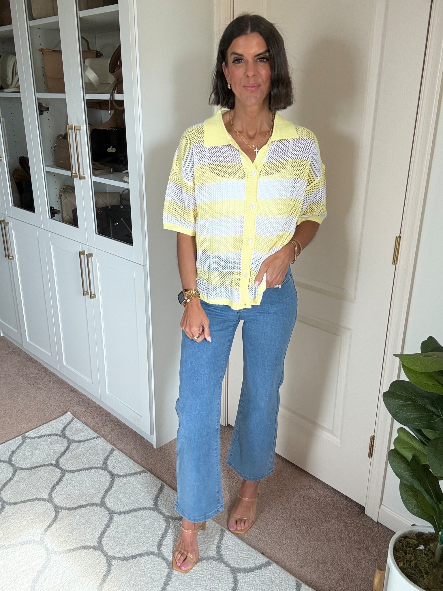 Size small in tank, size xs in jeans

#LTKSeasonal