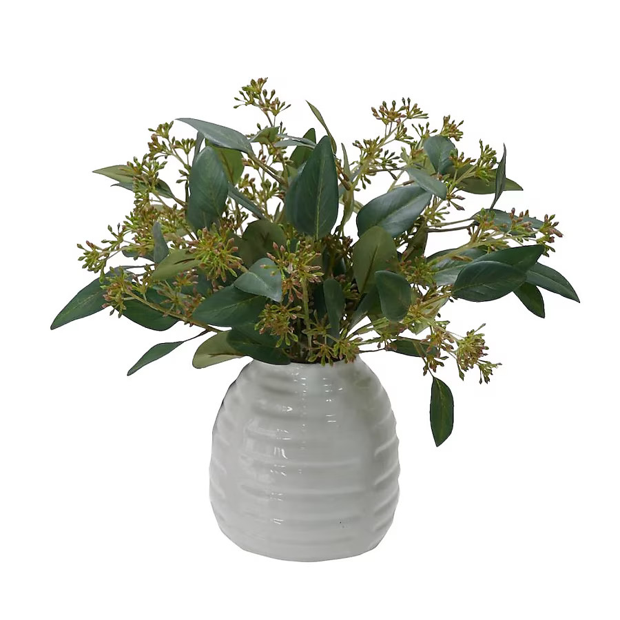 allen + roth 13-in Green Indoor Eucalyptus Artificial Plant | Lowe's