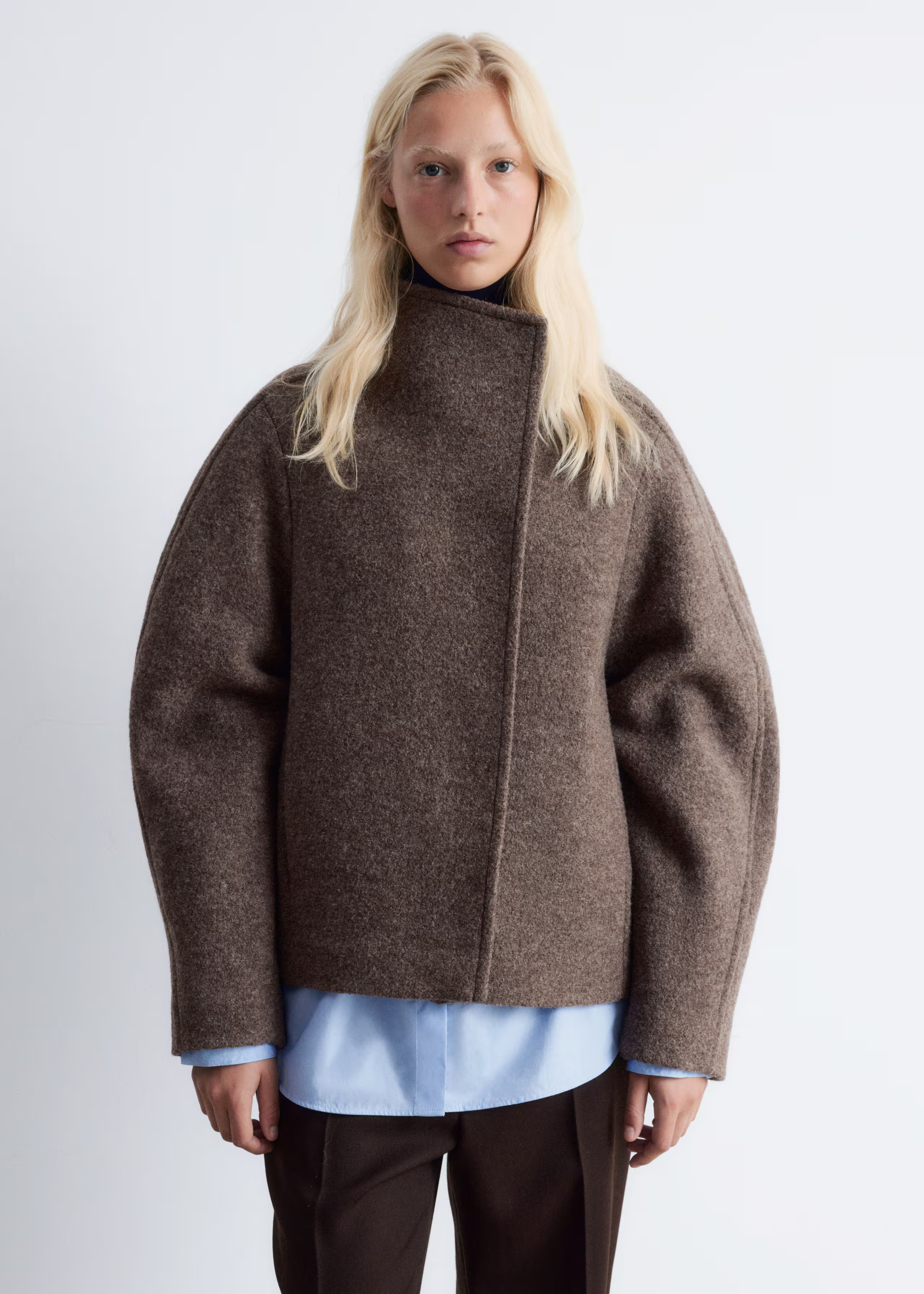 Asymmetric Wool Jacket | & Other Stories UK