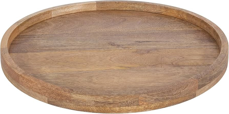Kate and Laurel Halsey Round Lazy Susan Tray Organizer, 18 Inch Diameter, Transitional Round Coun... | Amazon (US)