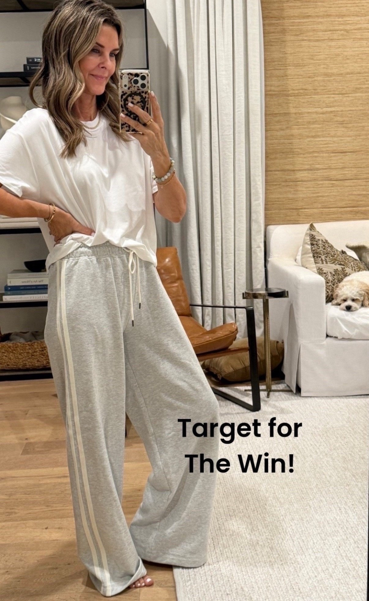 I’m 5’6”
Target sweats sz XS 
-a favorite lightweight t-shirt. Sz S

#LTKdayinmylife #LTKootd