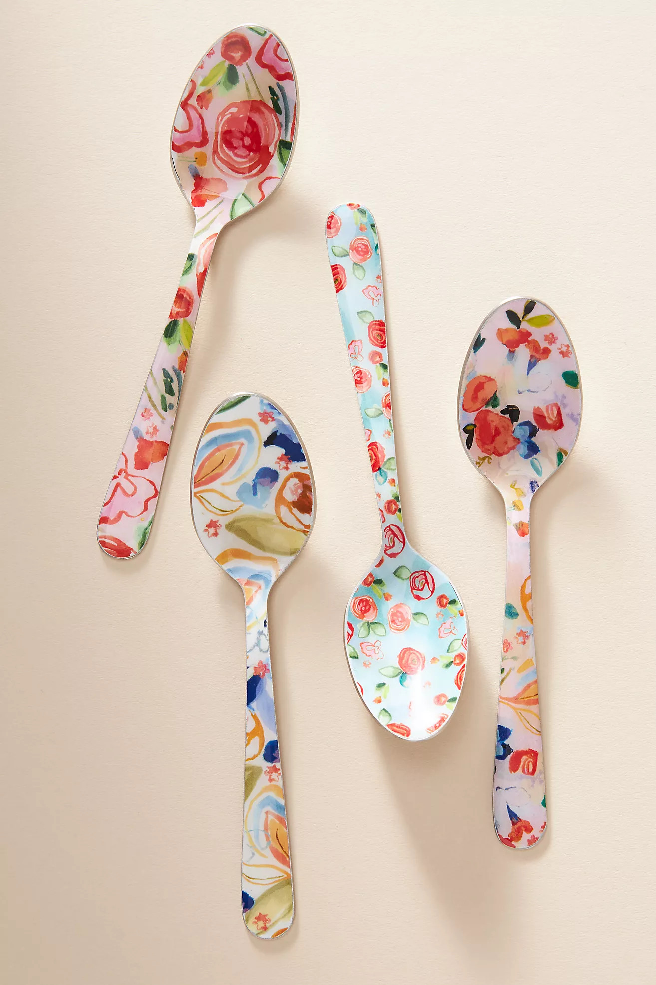 Luna Teaspoons, Set of 4 | Anthropologie (US)